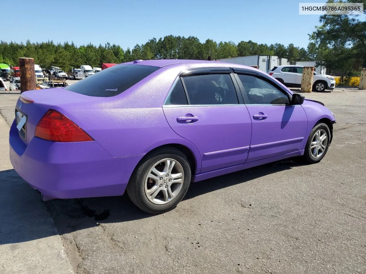 2006 Honda Accord Ex VIN: 1HGCM56786A095365 Lot: 52246834