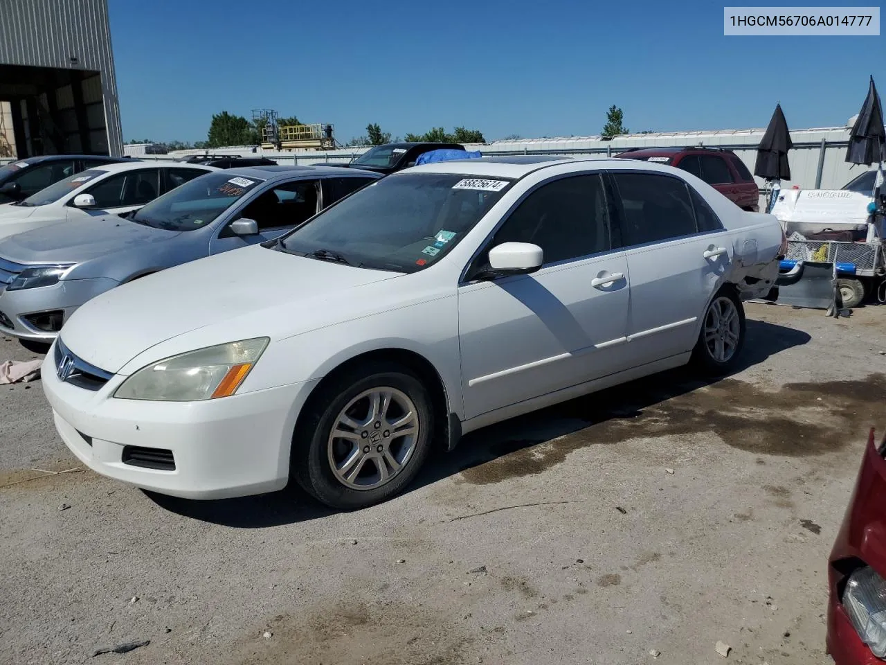 1HGCM56706A014777 2006 Honda Accord Ex