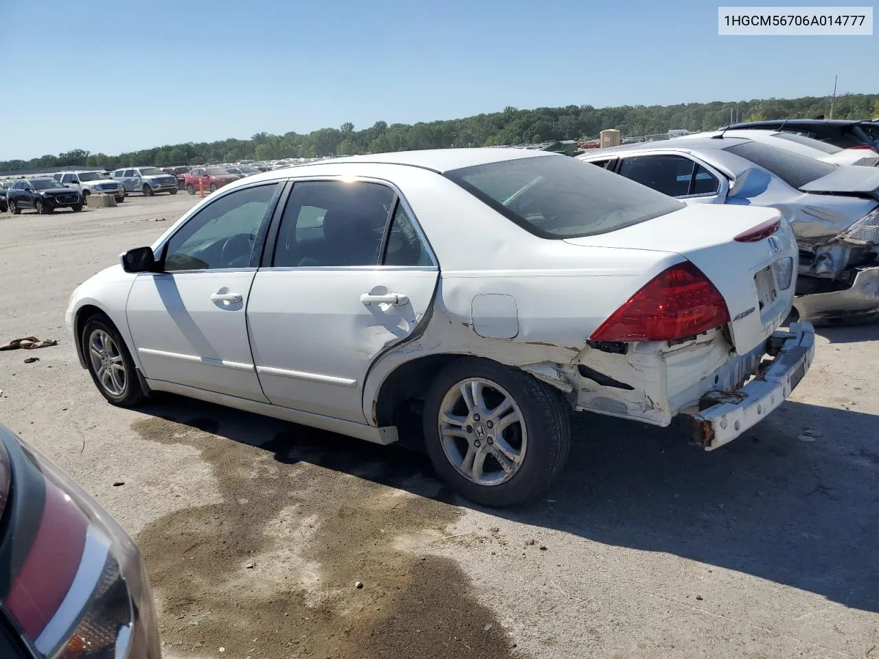 2006 Honda Accord Ex VIN: 1HGCM56706A014777 Lot: 58825674