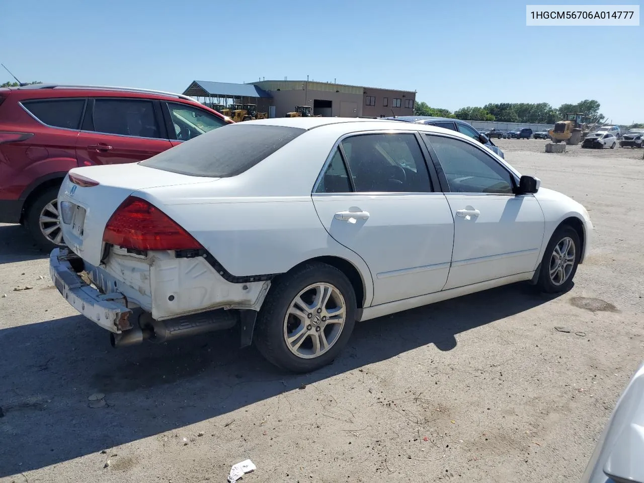 2006 Honda Accord Ex VIN: 1HGCM56706A014777 Lot: 58825674