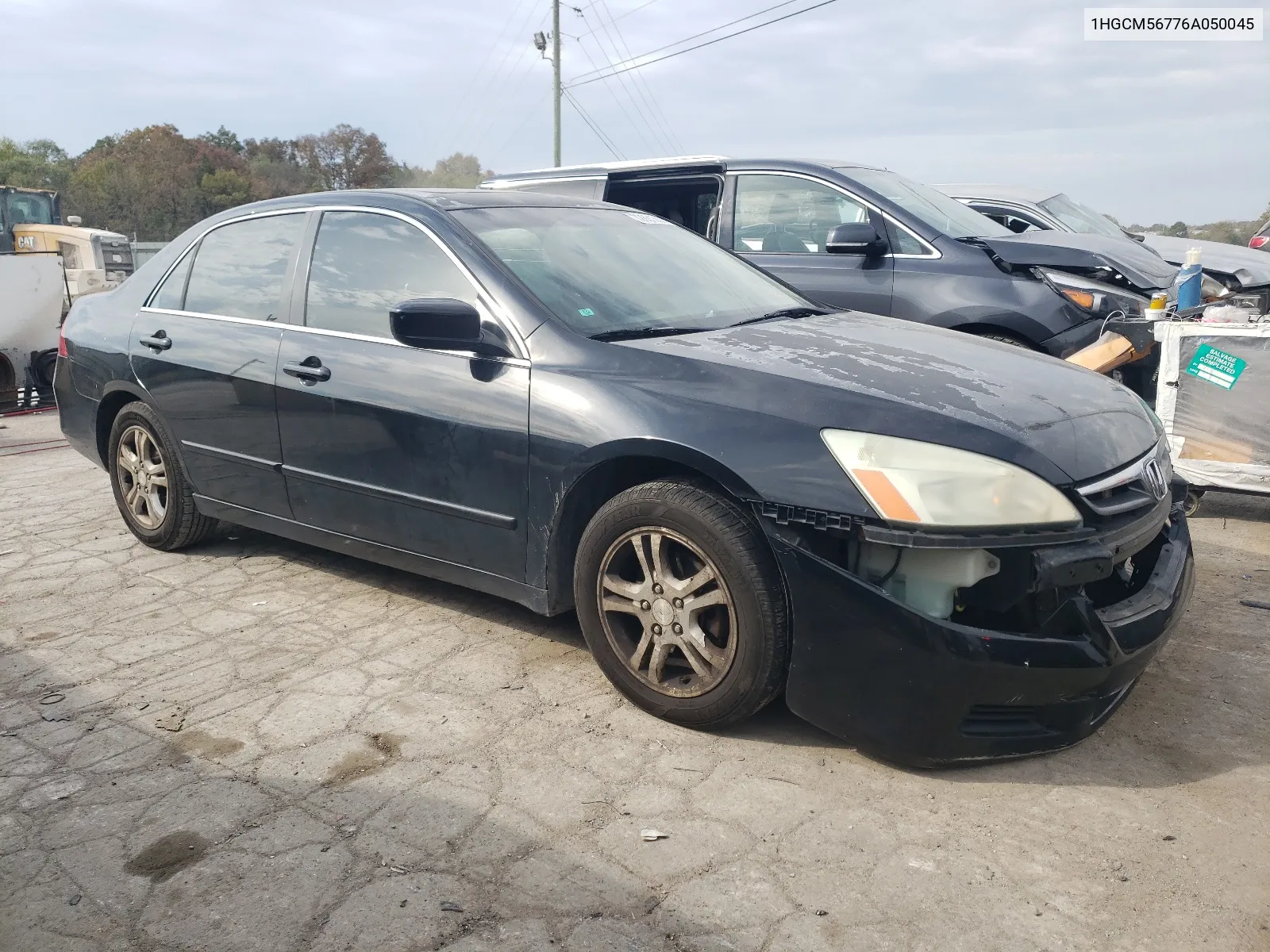 1HGCM56776A050045 2006 Honda Accord Ex