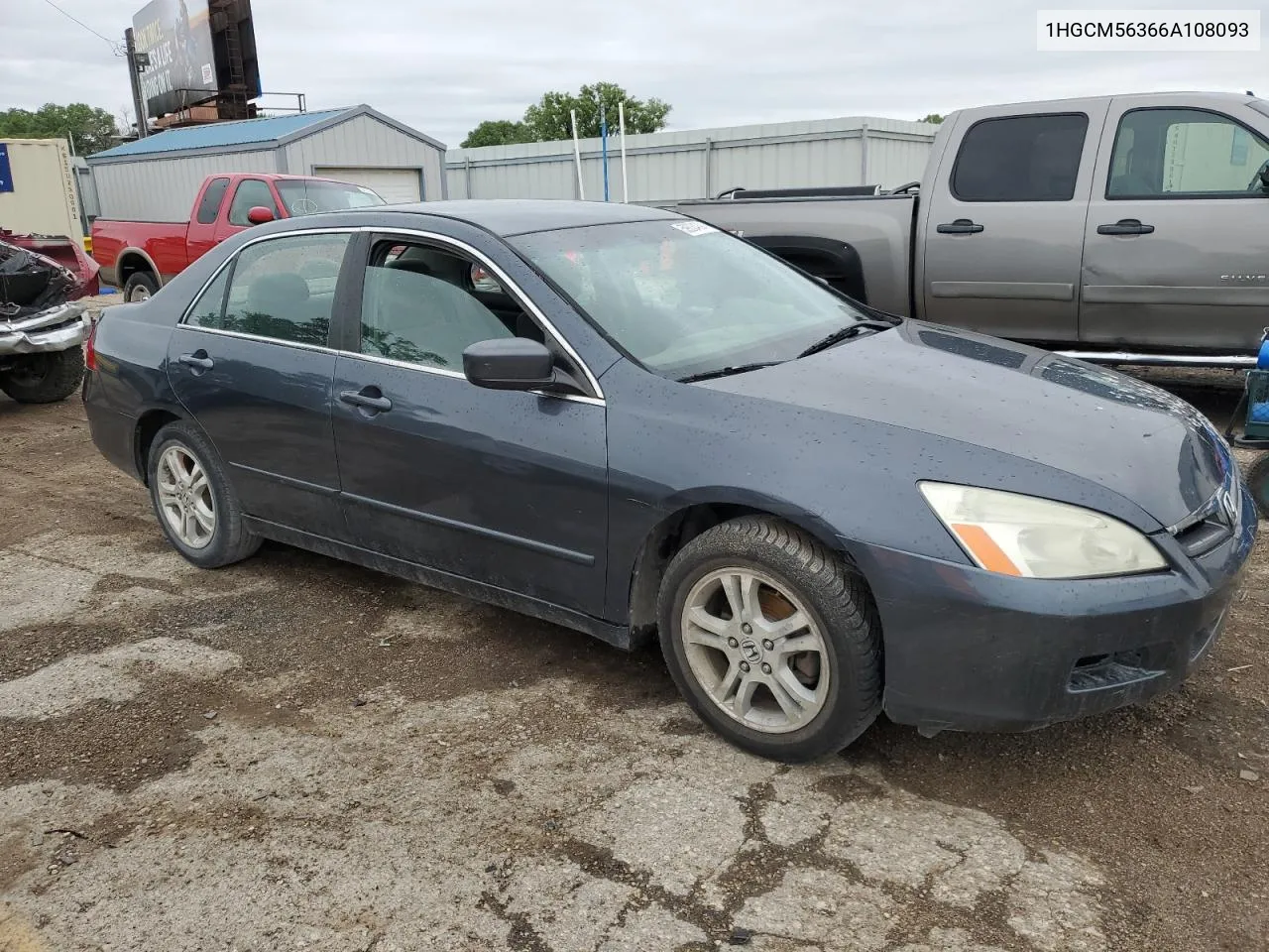 2006 Honda Accord Se VIN: 1HGCM56366A108093 Lot: 59334294