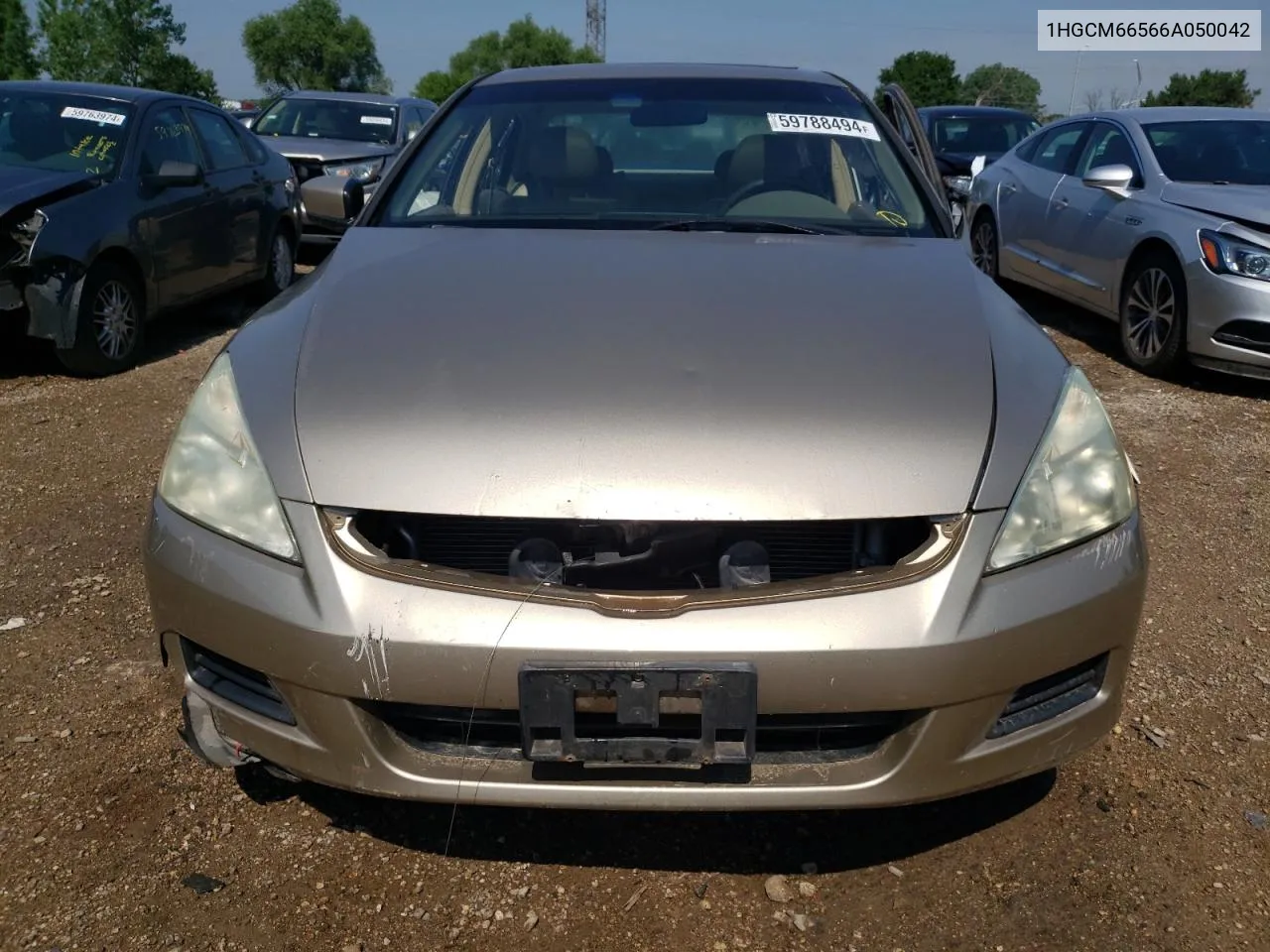 2006 Honda Accord Ex VIN: 1HGCM66566A050042 Lot: 59788494