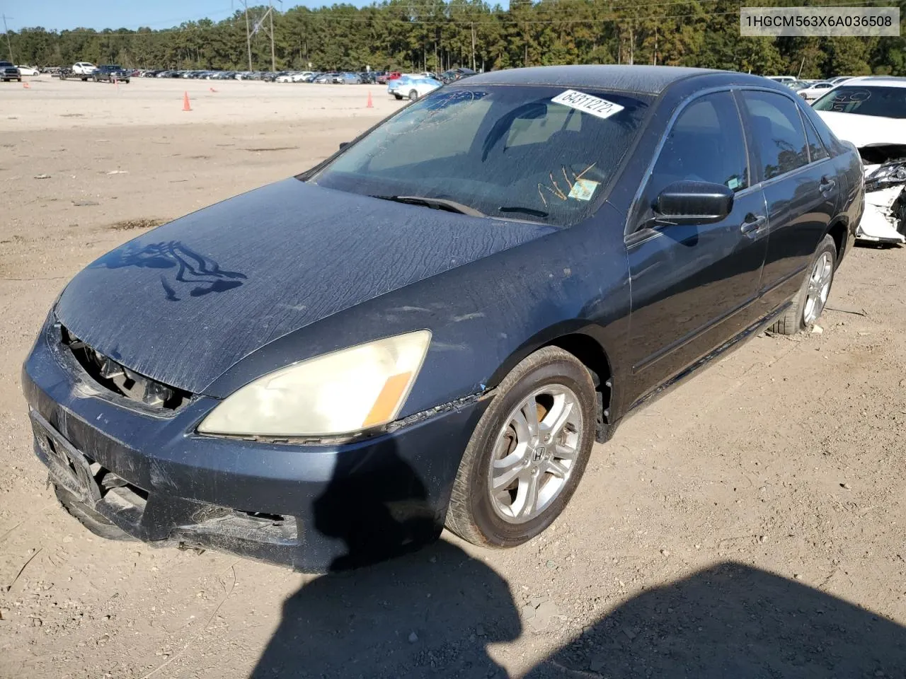 2006 Honda Accord Se VIN: 1HGCM563X6A036508 Lot: 59952034