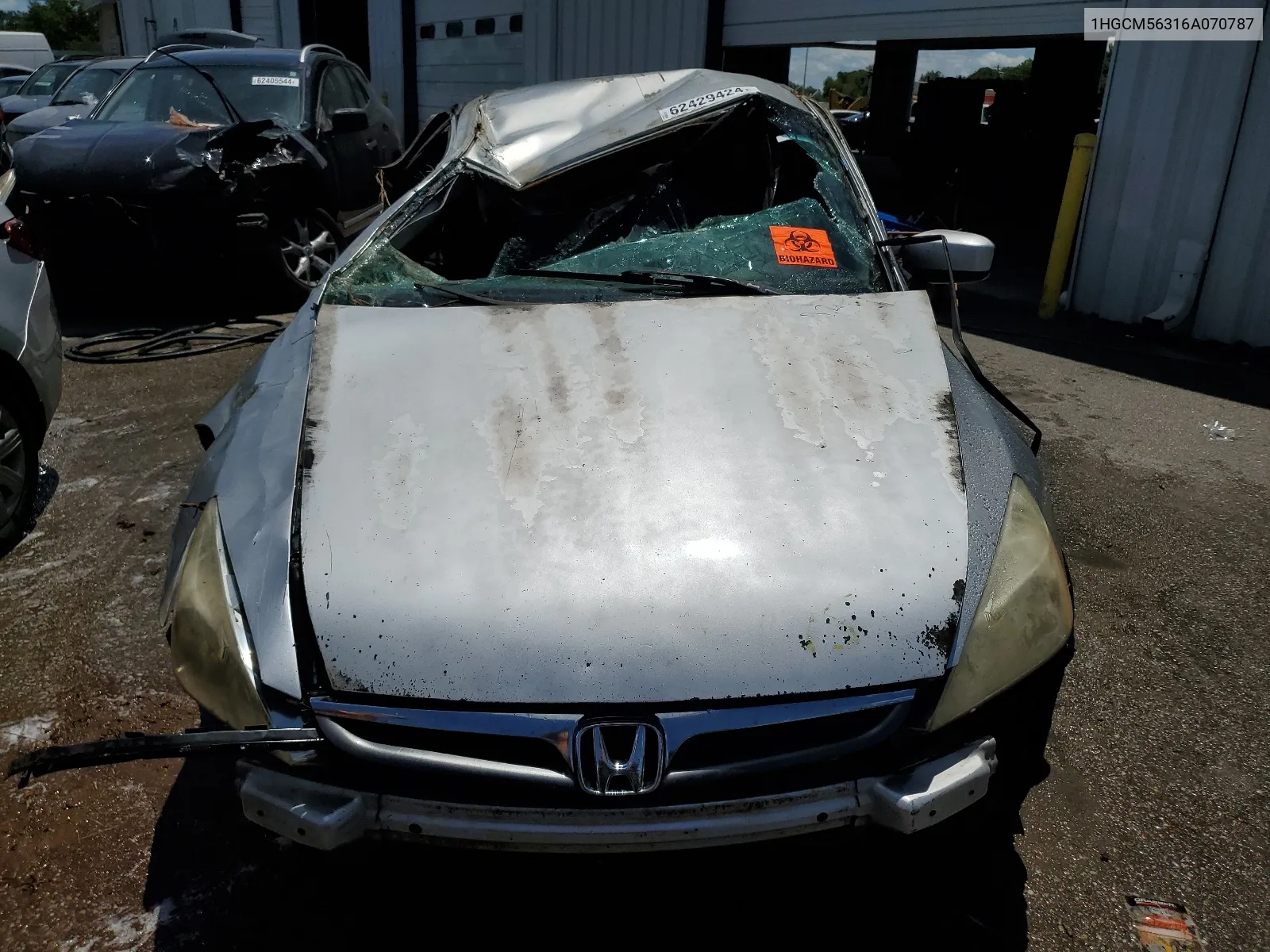 2006 Honda Accord Se VIN: 1HGCM56316A070787 Lot: 62429424