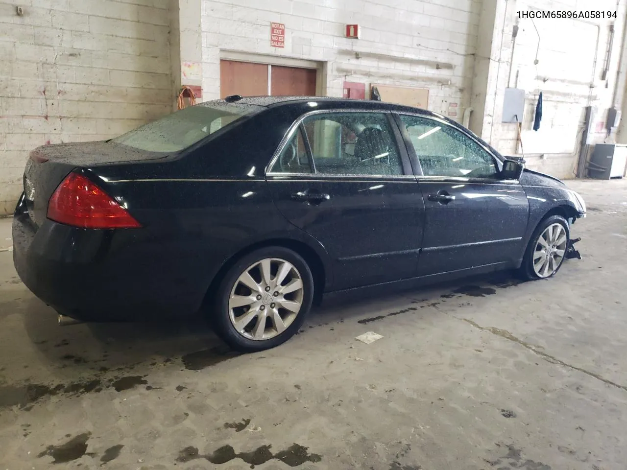 2006 Honda Accord Ex VIN: 1HGCM65896A058194 Lot: 62843454