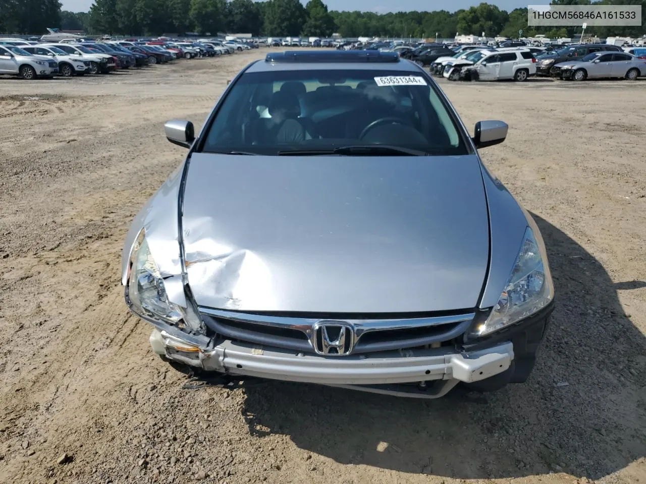 2006 Honda Accord Ex VIN: 1HGCM56846A161533 Lot: 63631344