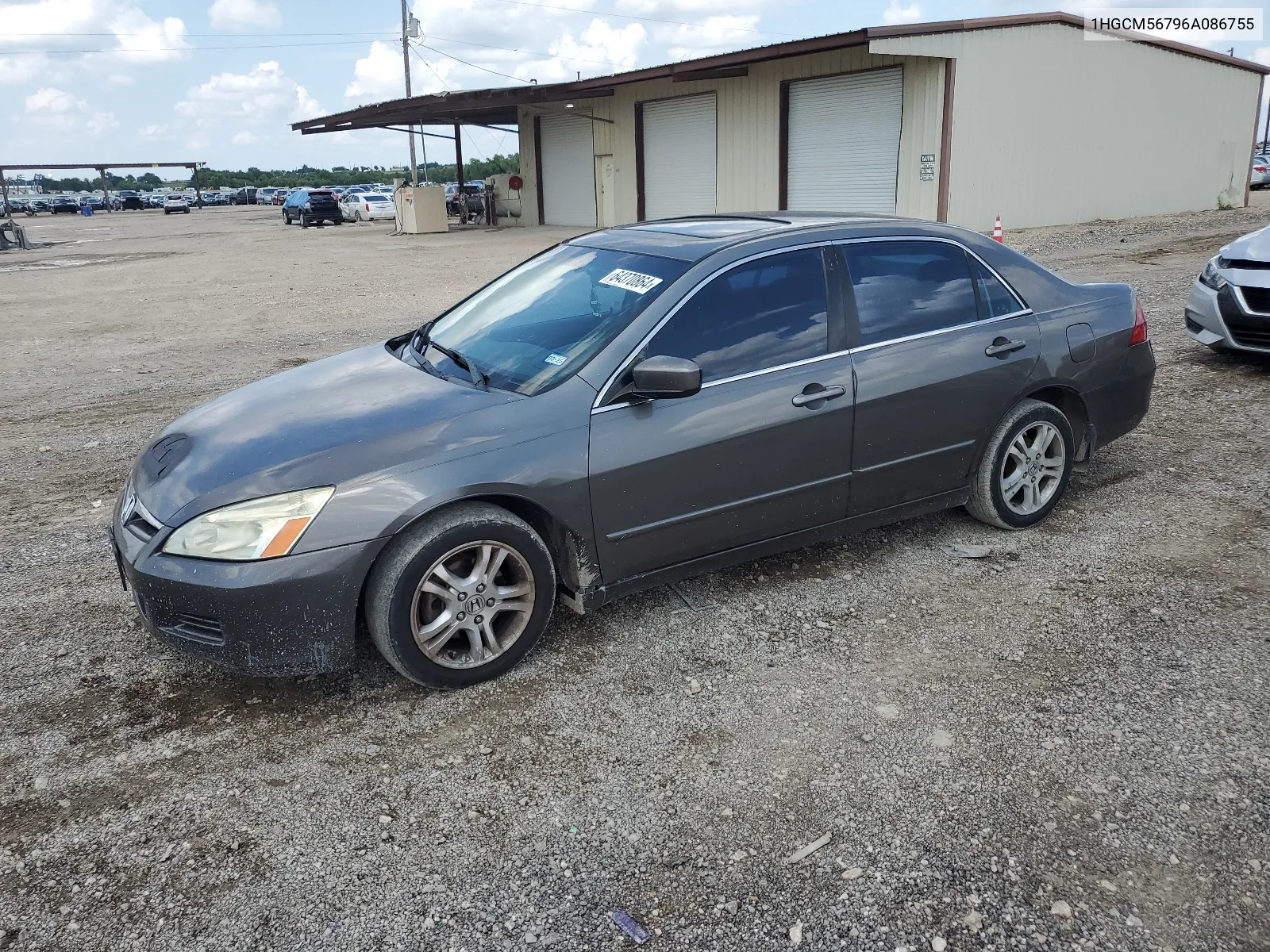 2006 Honda Accord Ex VIN: 1HGCM56796A086755 Lot: 64370864