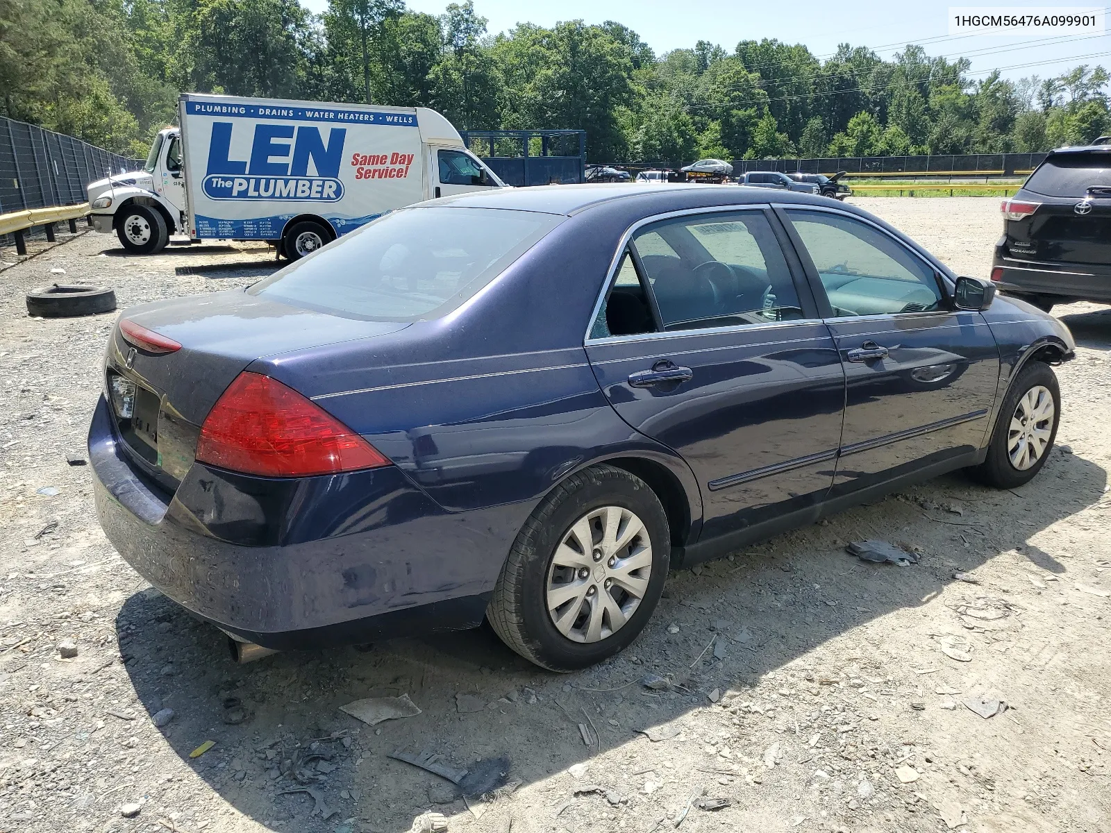 1HGCM56476A099901 2006 Honda Accord Lx