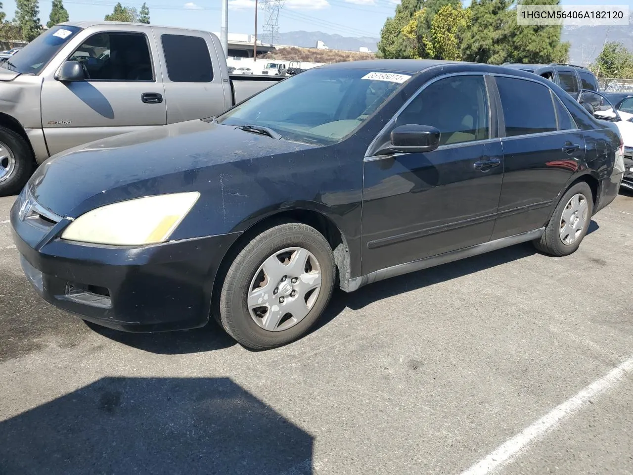 1HGCM56406A182120 2006 Honda Accord Lx