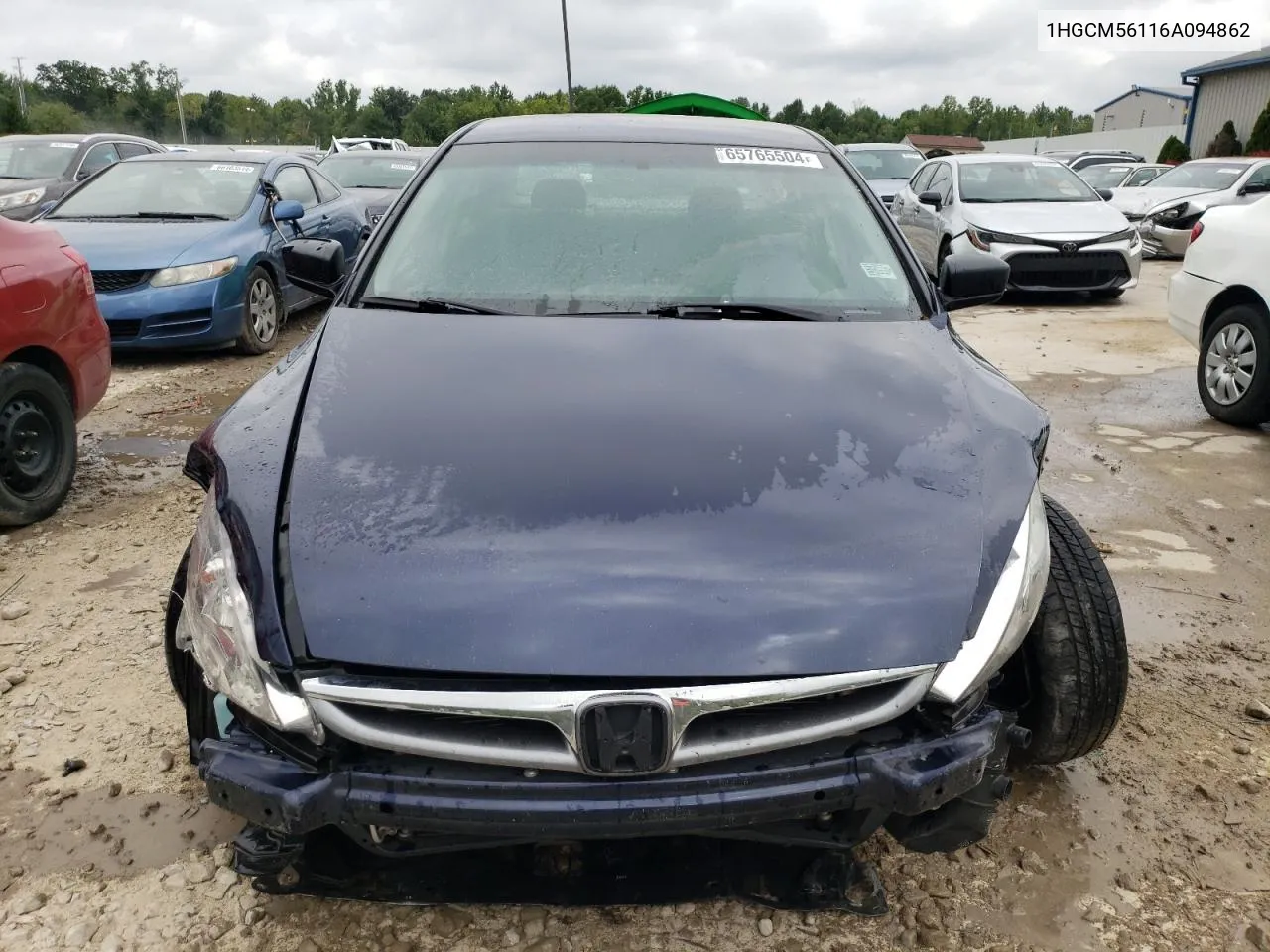 2006 Honda Accord Value VIN: 1HGCM56116A094862 Lot: 65765504