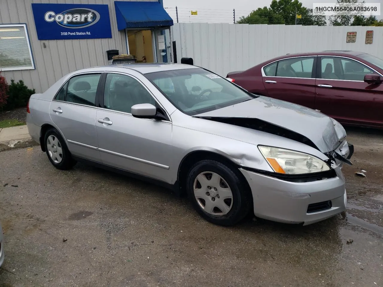 2006 Honda Accord Lx VIN: 1HGCM56406A083698 Lot: 65887224