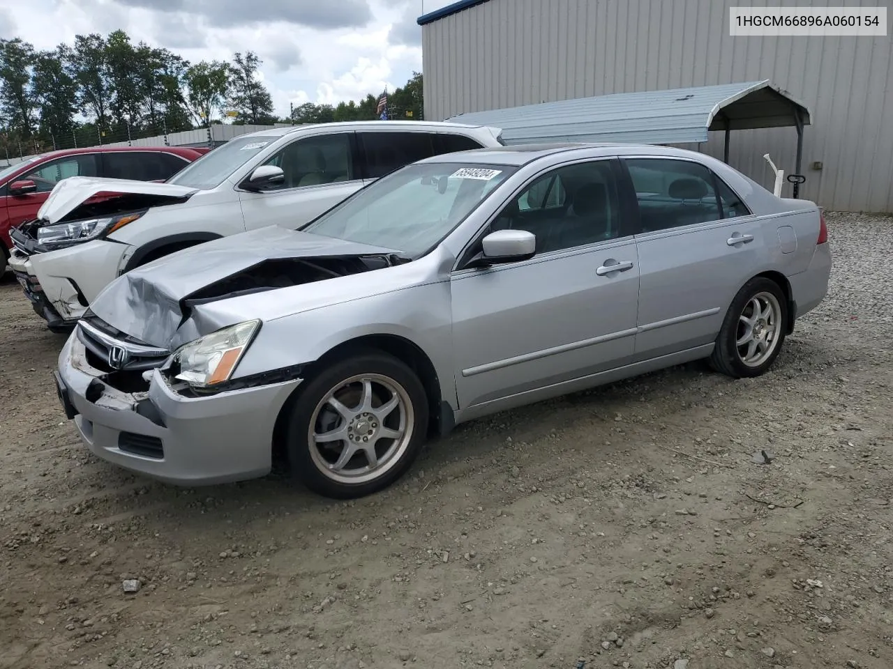 1HGCM66896A060154 2006 Honda Accord Ex