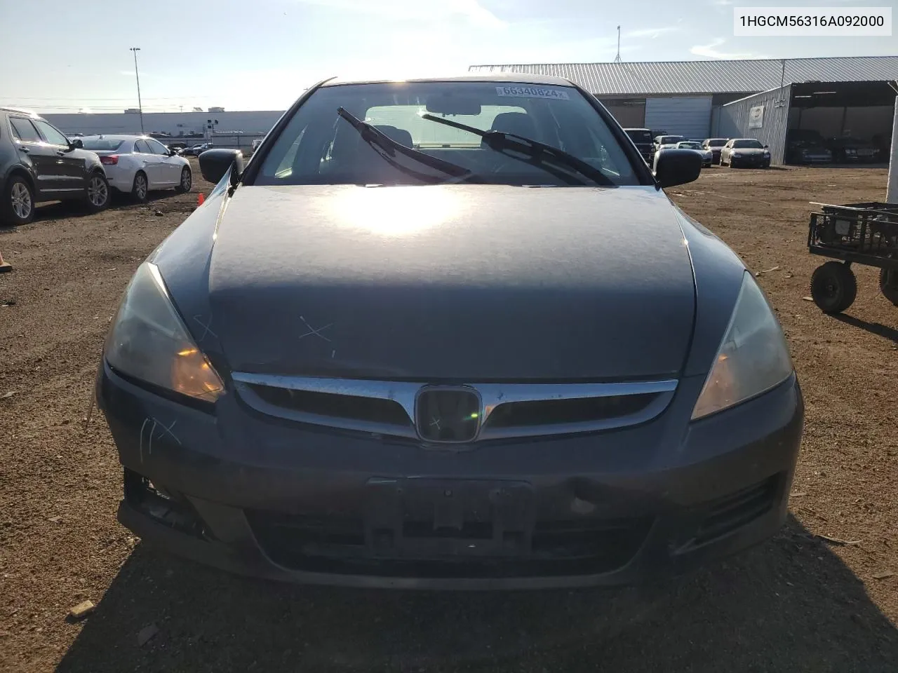 2006 Honda Accord Se VIN: 1HGCM56316A092000 Lot: 66340824