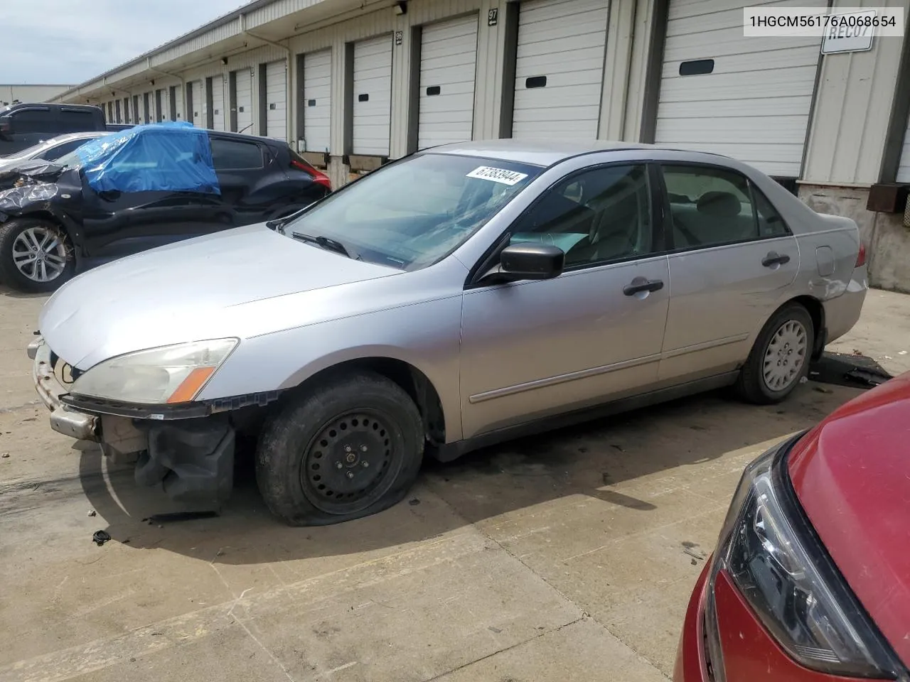 2006 Honda Accord Value VIN: 1HGCM56176A068654 Lot: 67383944