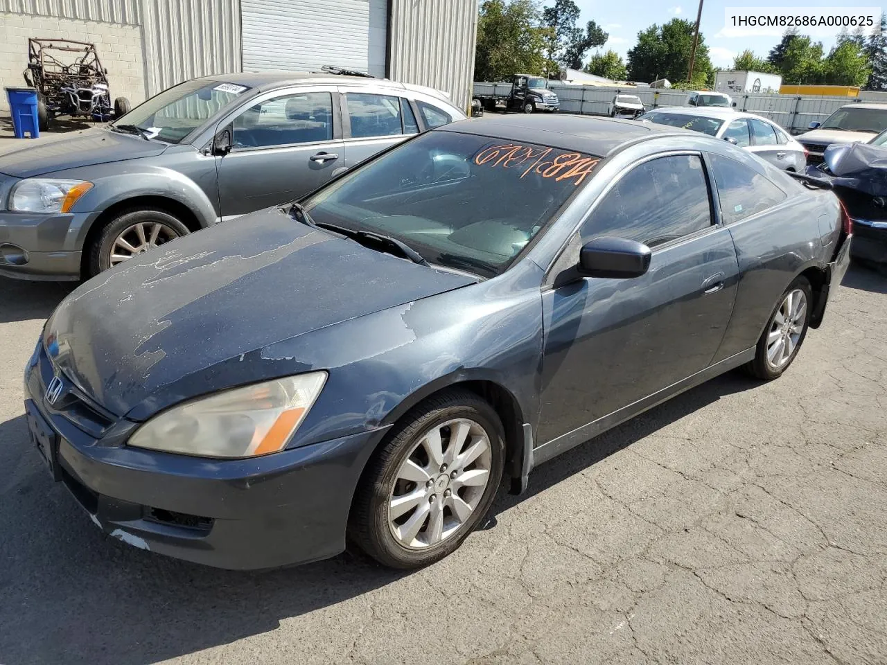 1HGCM82686A000625 2006 Honda Accord Ex