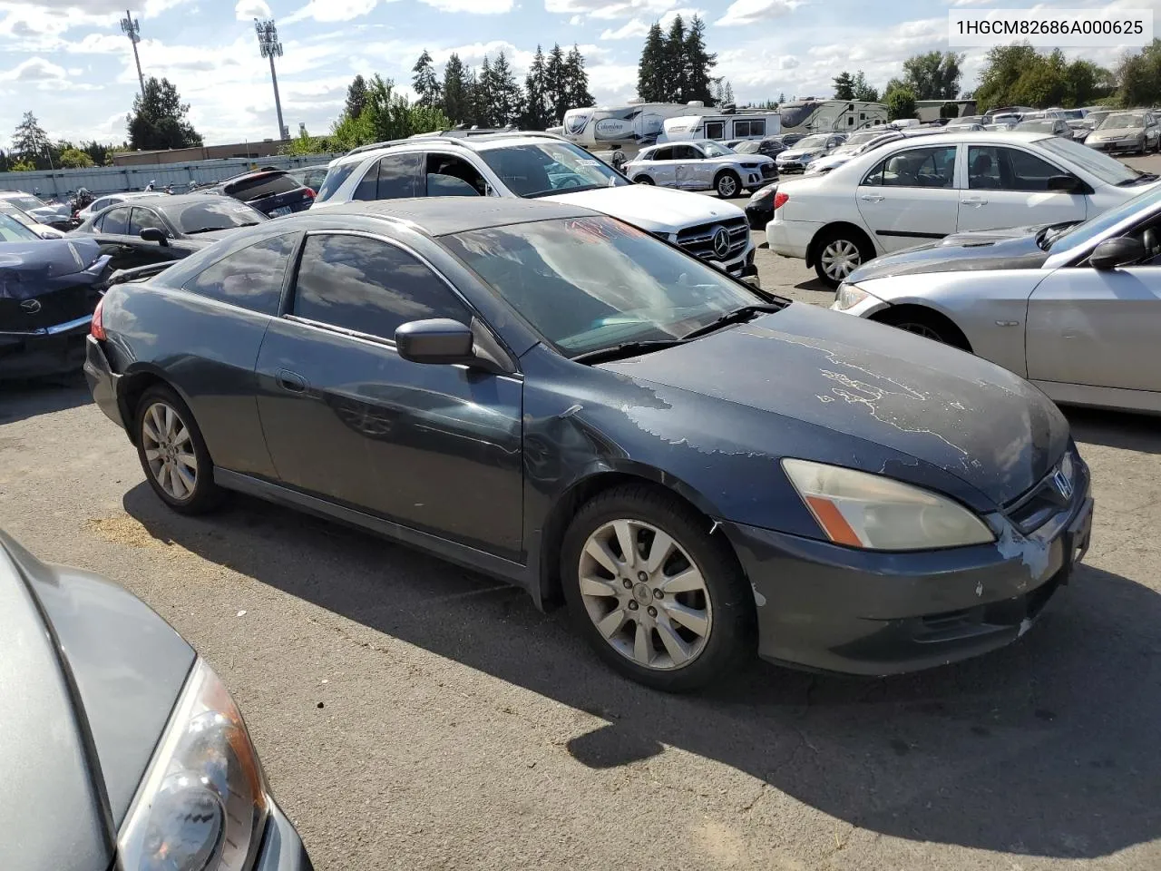 2006 Honda Accord Ex VIN: 1HGCM82686A000625 Lot: 67896874