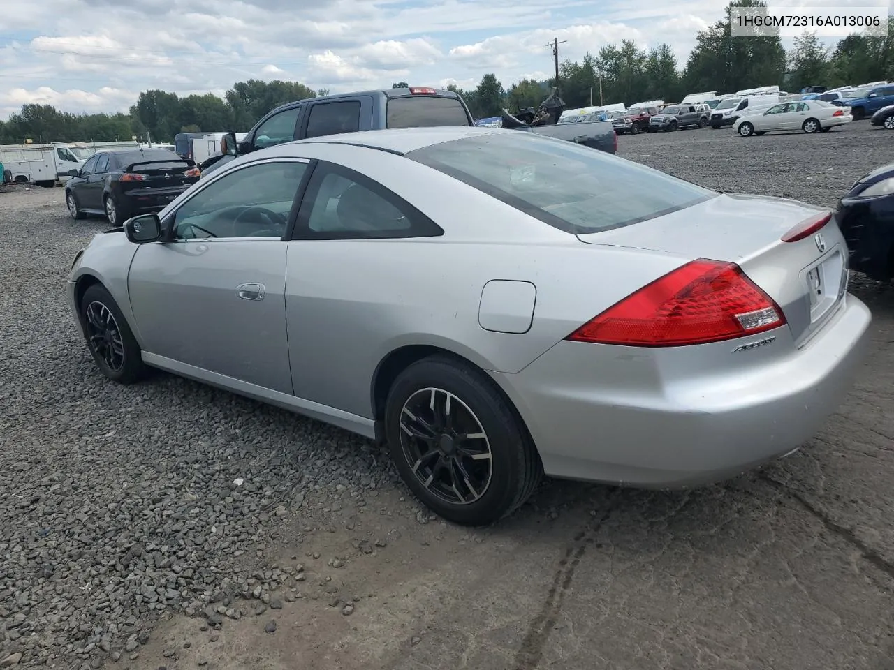 2006 Honda Accord Lx VIN: 1HGCM72316A013006 Lot: 67953054