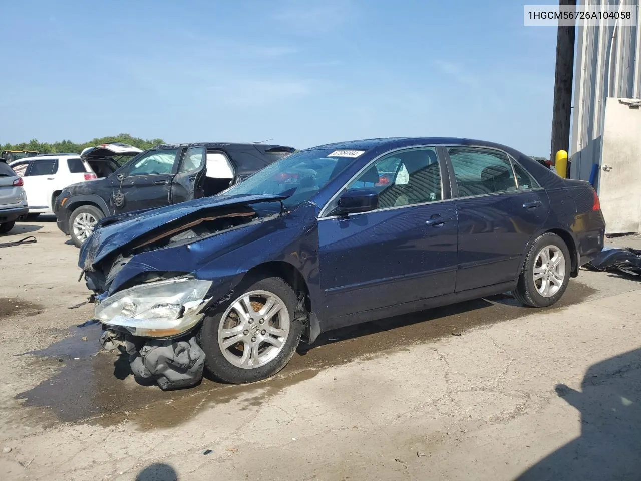 1HGCM56726A104058 2006 Honda Accord Ex