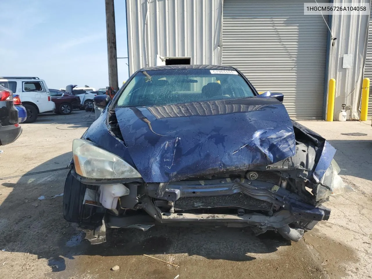 1HGCM56726A104058 2006 Honda Accord Ex