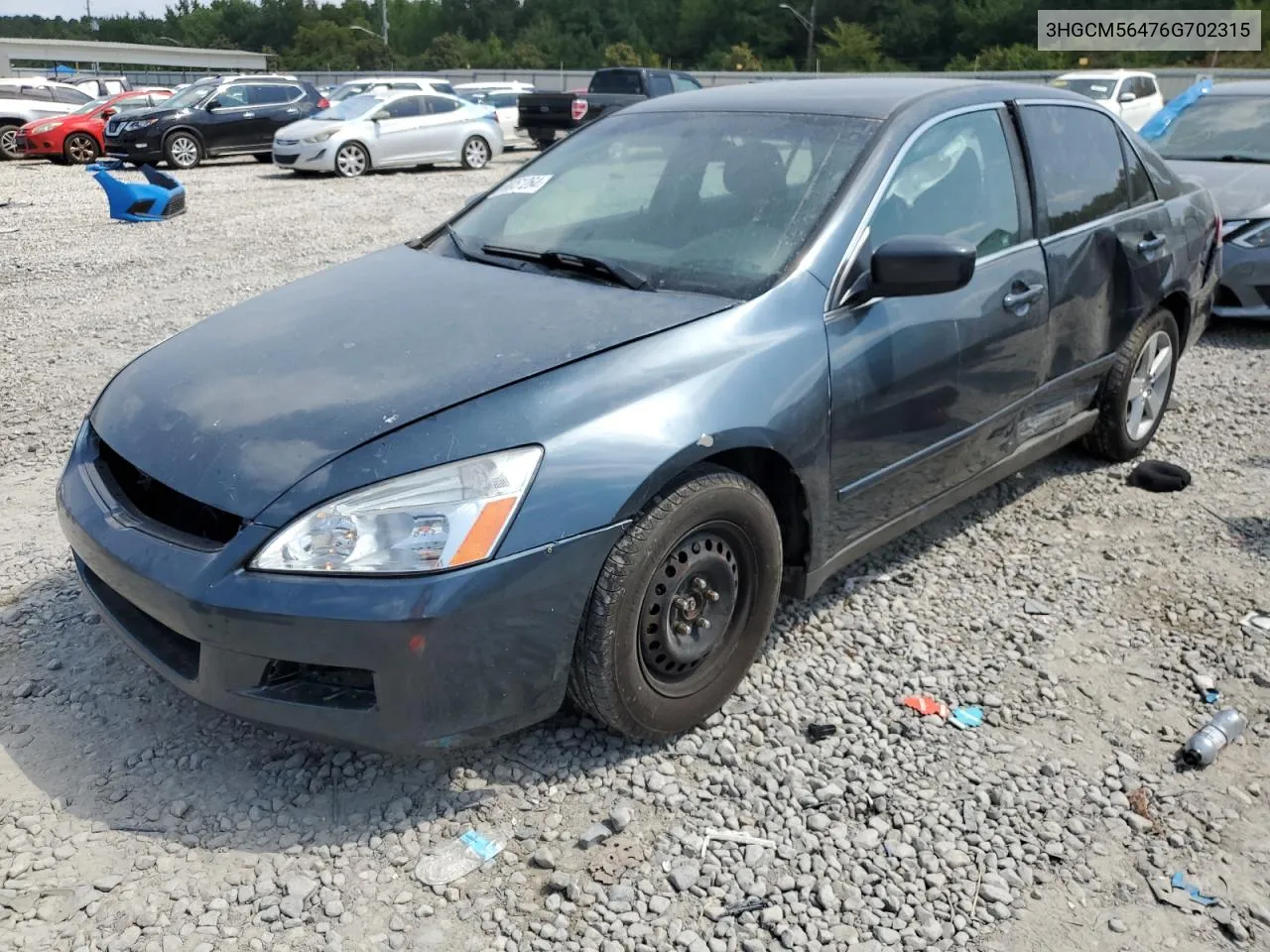 2006 Honda Accord Lx VIN: 3HGCM56476G702315 Lot: 68051264