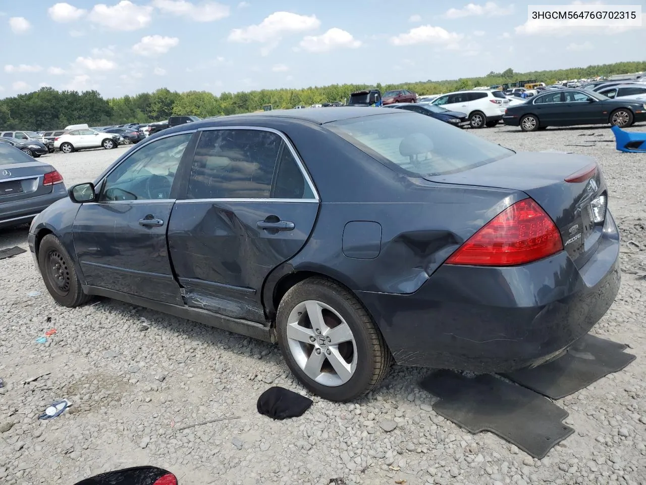 2006 Honda Accord Lx VIN: 3HGCM56476G702315 Lot: 68051264