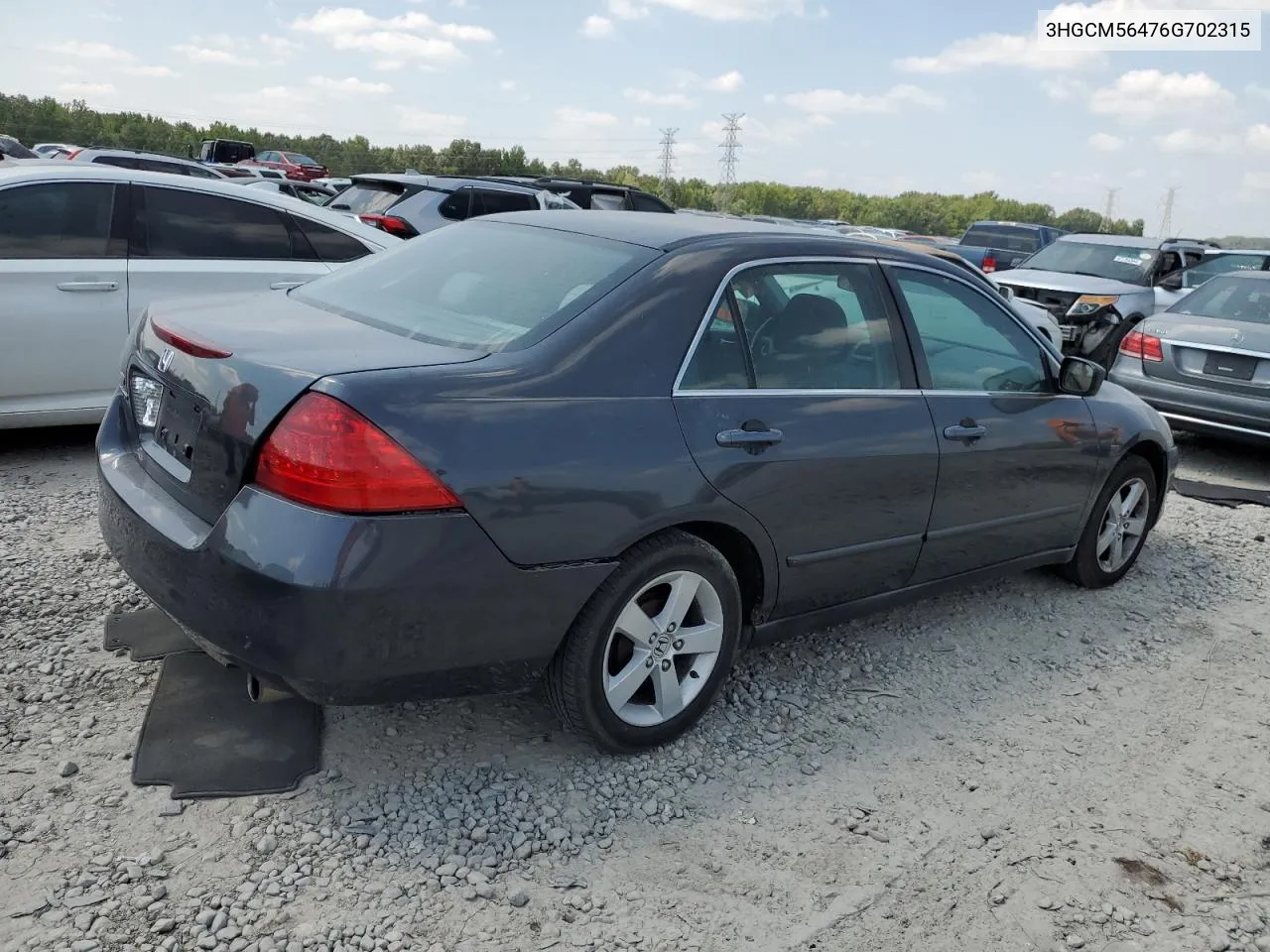 2006 Honda Accord Lx VIN: 3HGCM56476G702315 Lot: 68051264