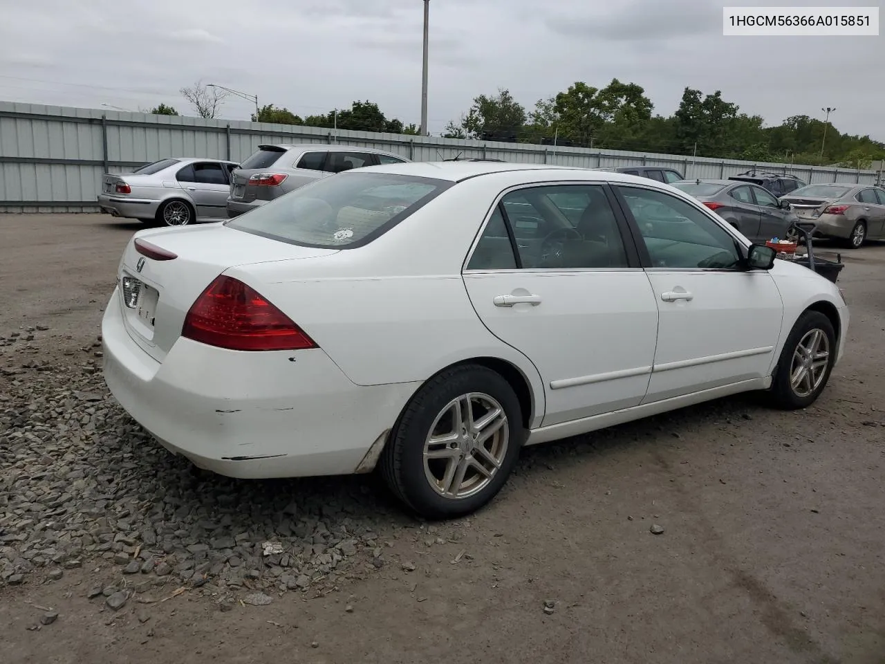 2006 Honda Accord Se VIN: 1HGCM56366A015851 Lot: 68688504