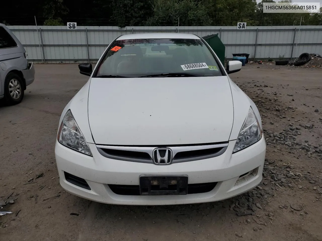 1HGCM56366A015851 2006 Honda Accord Se