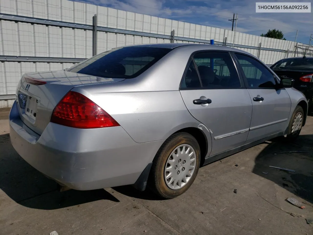 1HGCM56156A092256 2006 Honda Accord Value