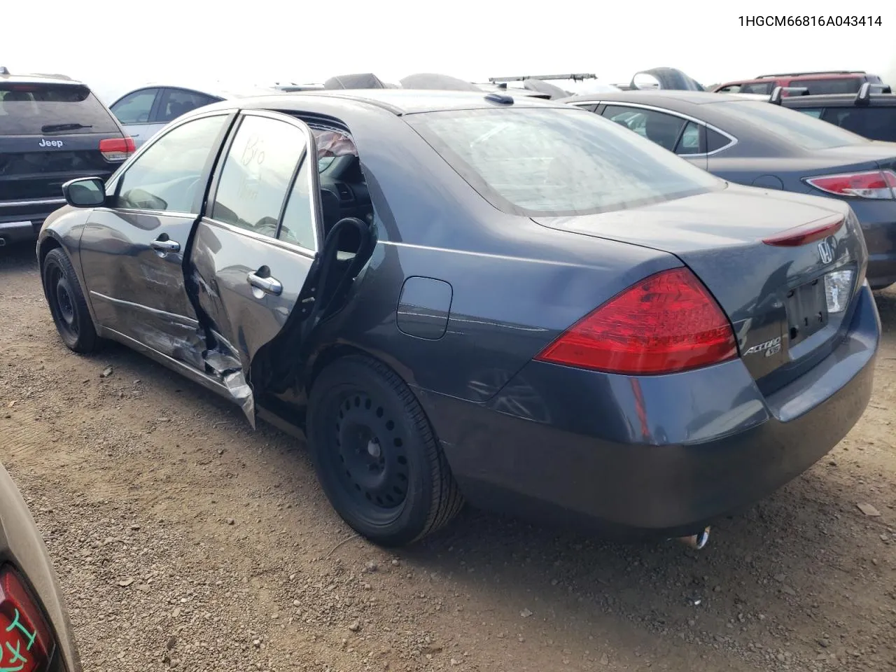 1HGCM66816A043414 2006 Honda Accord Ex