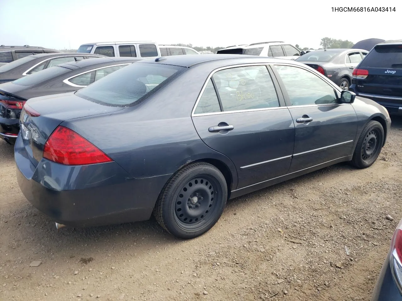 2006 Honda Accord Ex VIN: 1HGCM66816A043414 Lot: 68921774