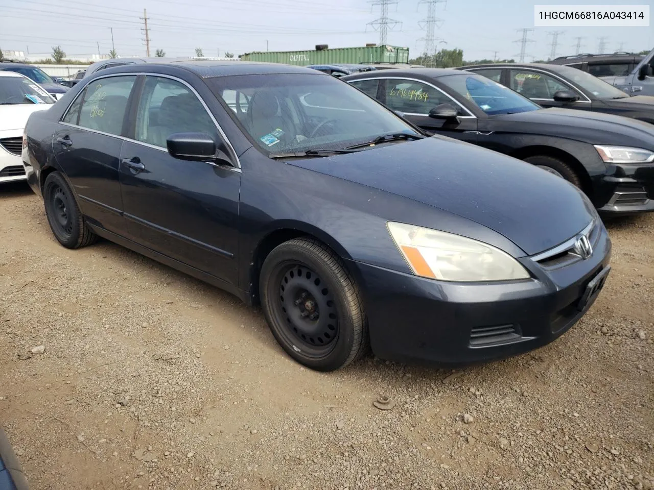 1HGCM66816A043414 2006 Honda Accord Ex