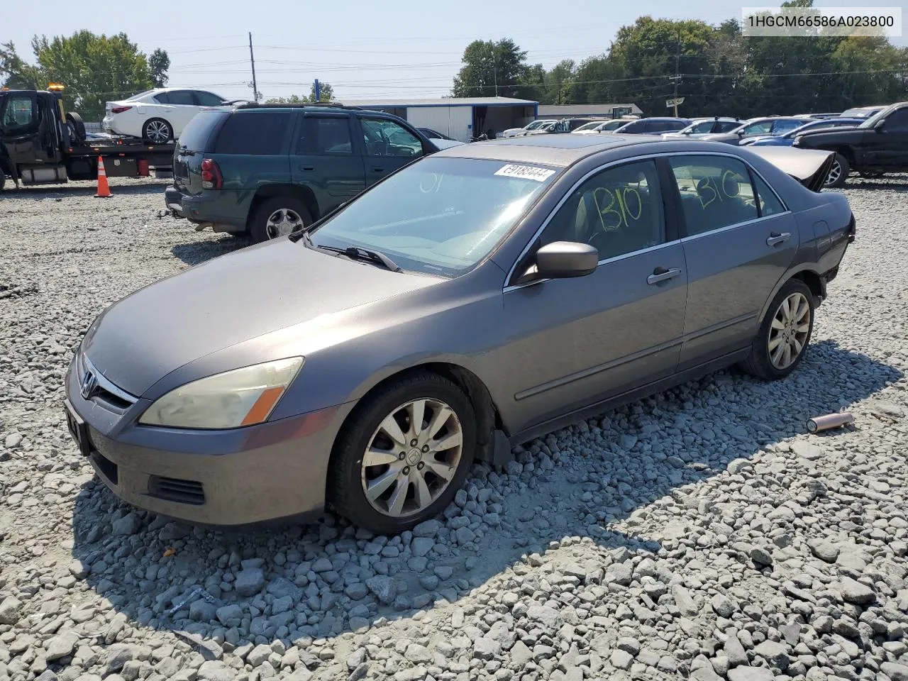 2006 Honda Accord Ex VIN: 1HGCM66586A023800 Lot: 69188444