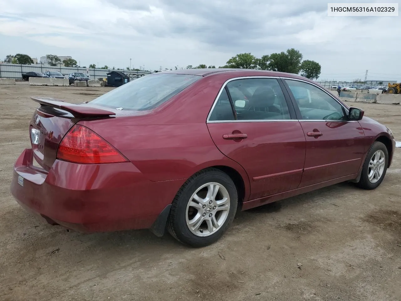 1HGCM56316A102329 2006 Honda Accord Se