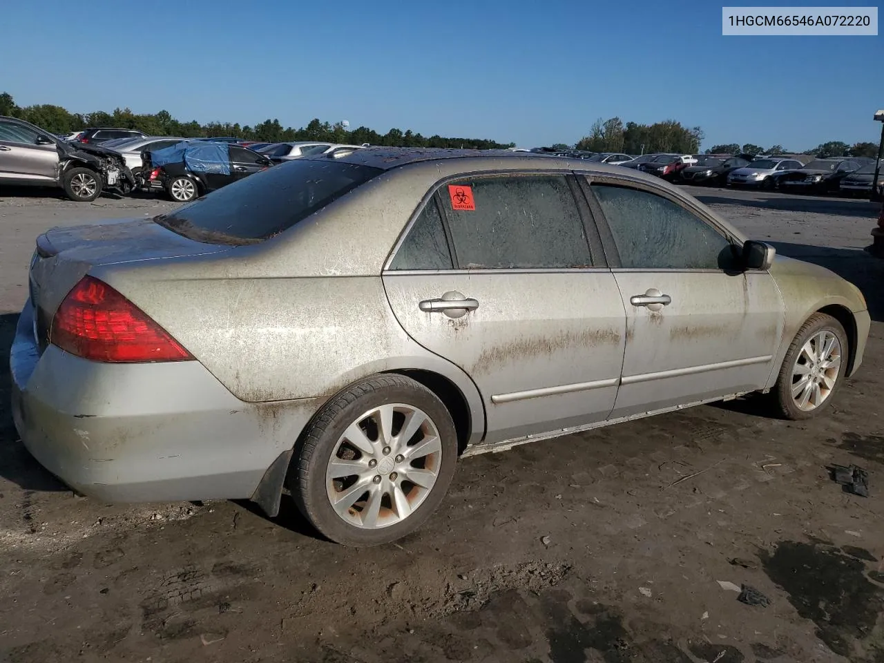 1HGCM66546A072220 2006 Honda Accord Ex