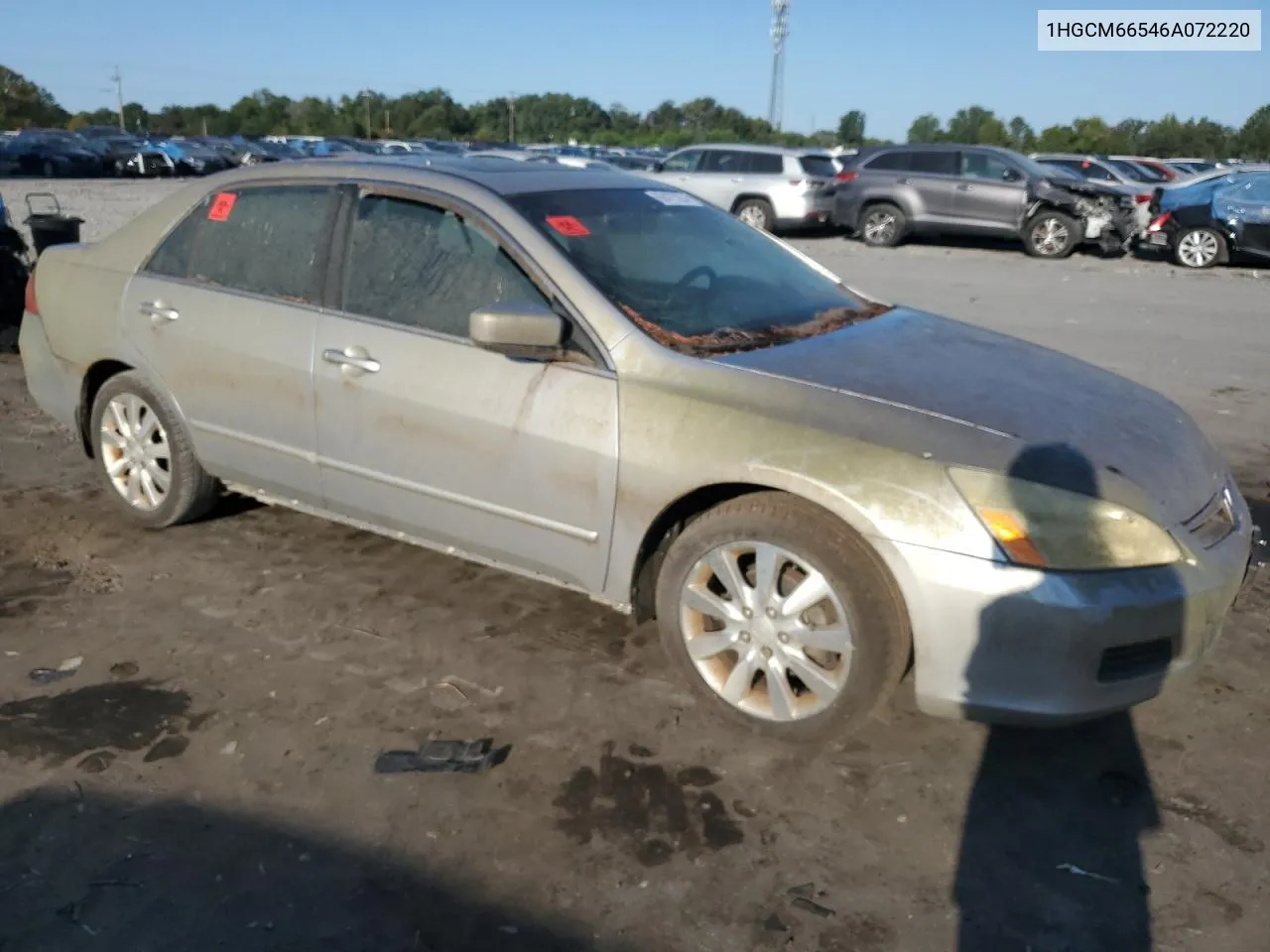 2006 Honda Accord Ex VIN: 1HGCM66546A072220 Lot: 69473234