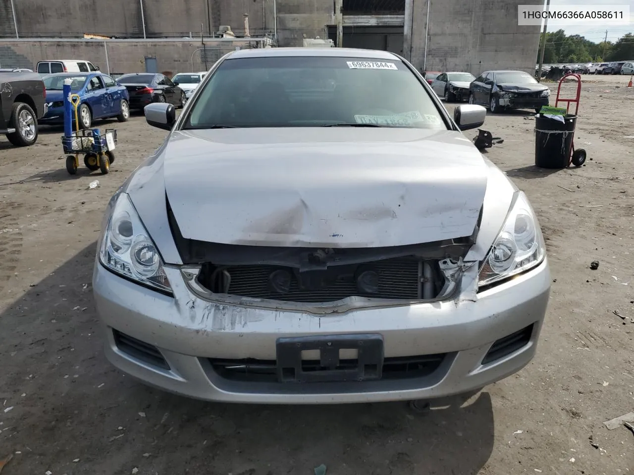 2006 Honda Accord Lx VIN: 1HGCM66366A058611 Lot: 69637844