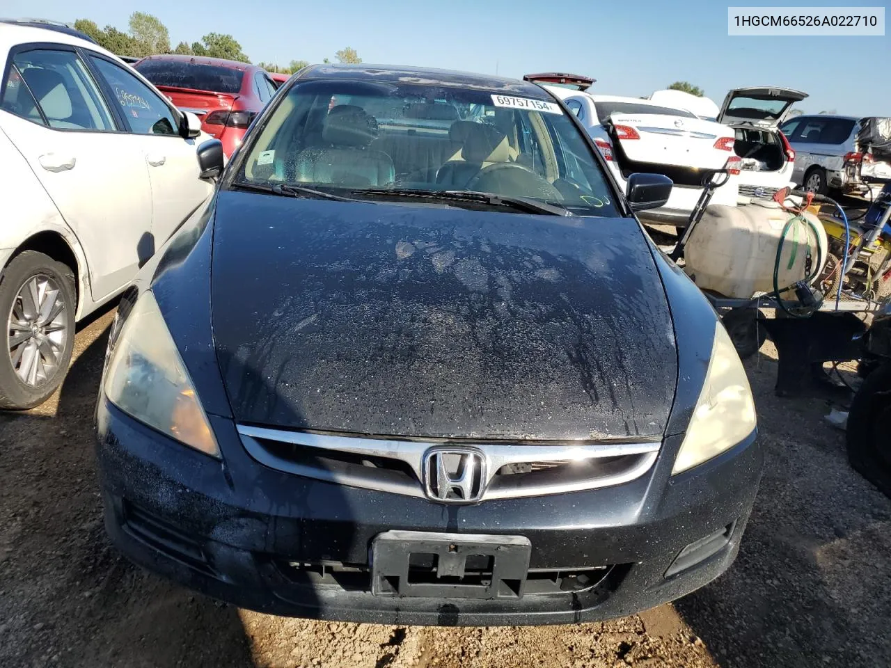 2006 Honda Accord Ex VIN: 1HGCM66526A022710 Lot: 69757154