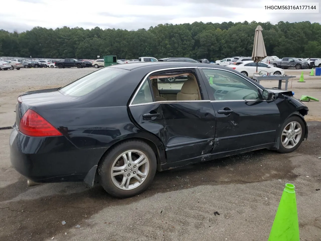 2006 Honda Accord Se VIN: 1HGCM56316A177144 Lot: 70491354