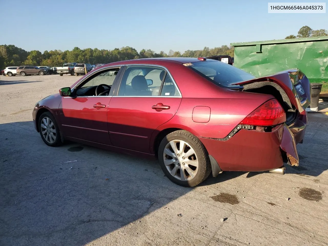 2006 Honda Accord Ex VIN: 1HGCM66546A045373 Lot: 70499504