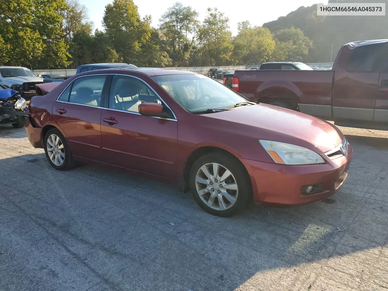 1HGCM66546A045373 2006 Honda Accord Ex