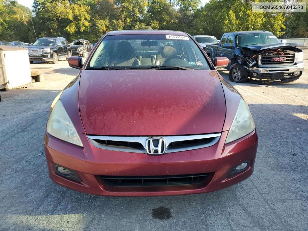 1HGCM66546A045373 2006 Honda Accord Ex