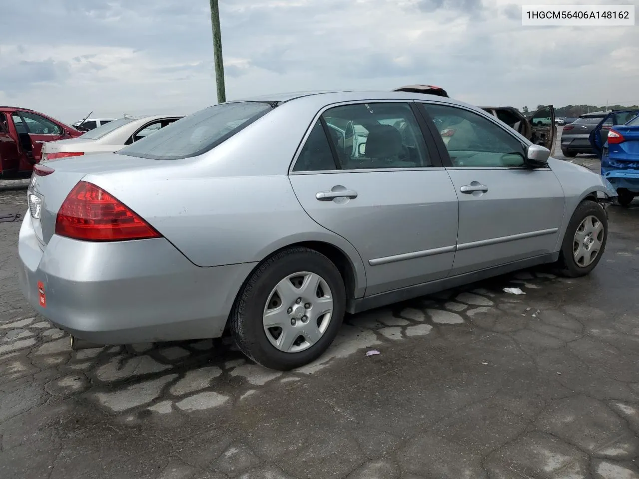 2006 Honda Accord Lx VIN: 1HGCM56406A148162 Lot: 72524804