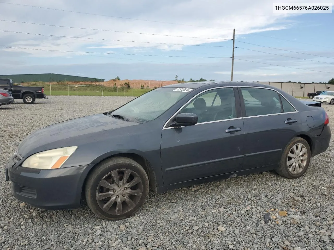 2006 Honda Accord Ex VIN: 1HGCM66576A026025 Lot: 72910524