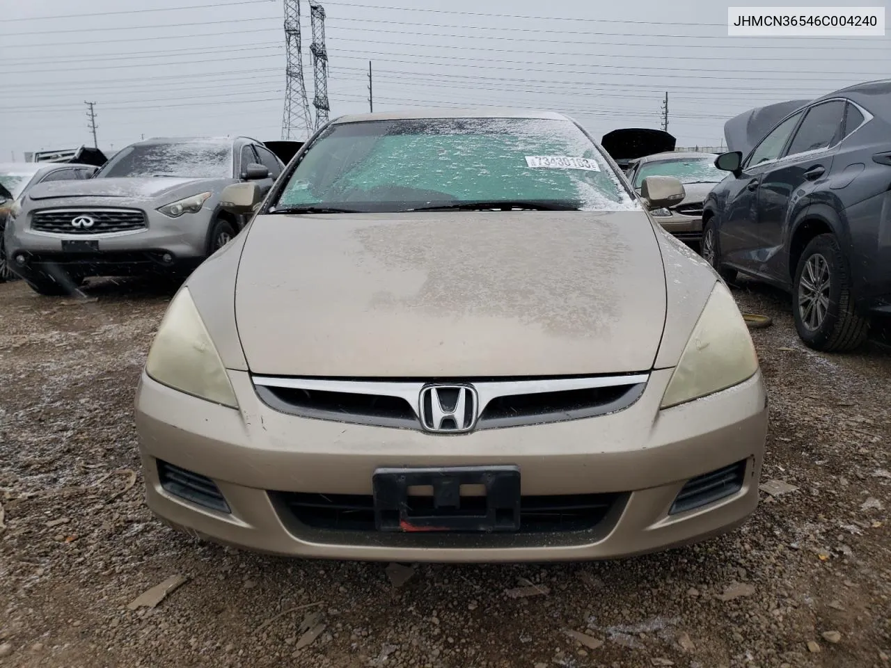 JHMCN36546C004240 2006 Honda Accord Hybrid