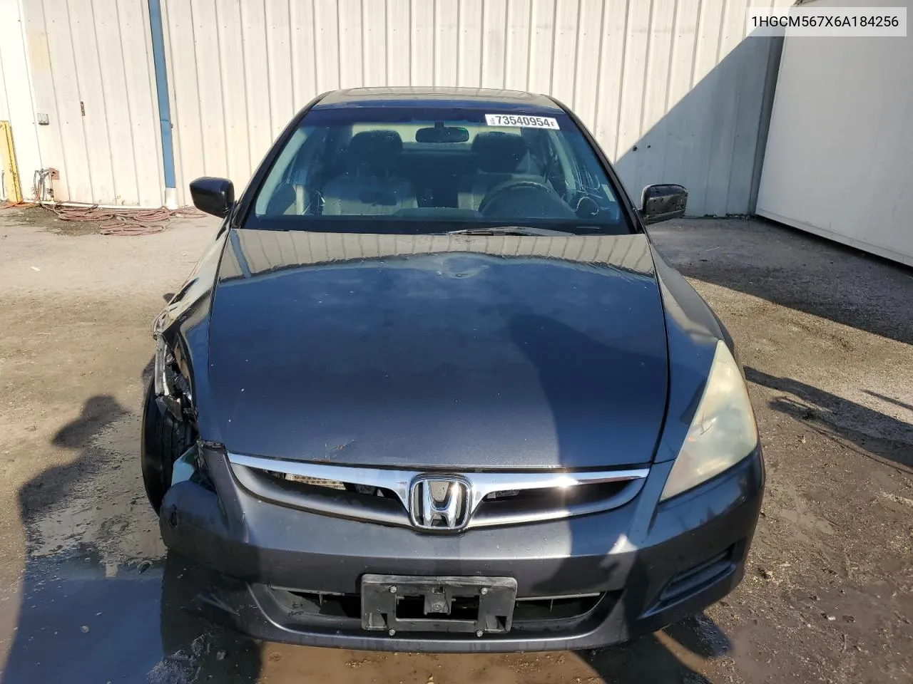 2006 Honda Accord Ex VIN: 1HGCM567X6A184256 Lot: 73540954