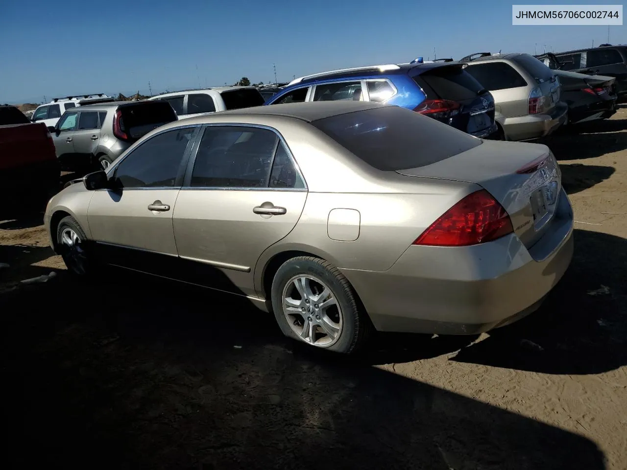 JHMCM56706C002744 2006 Honda Accord Ex