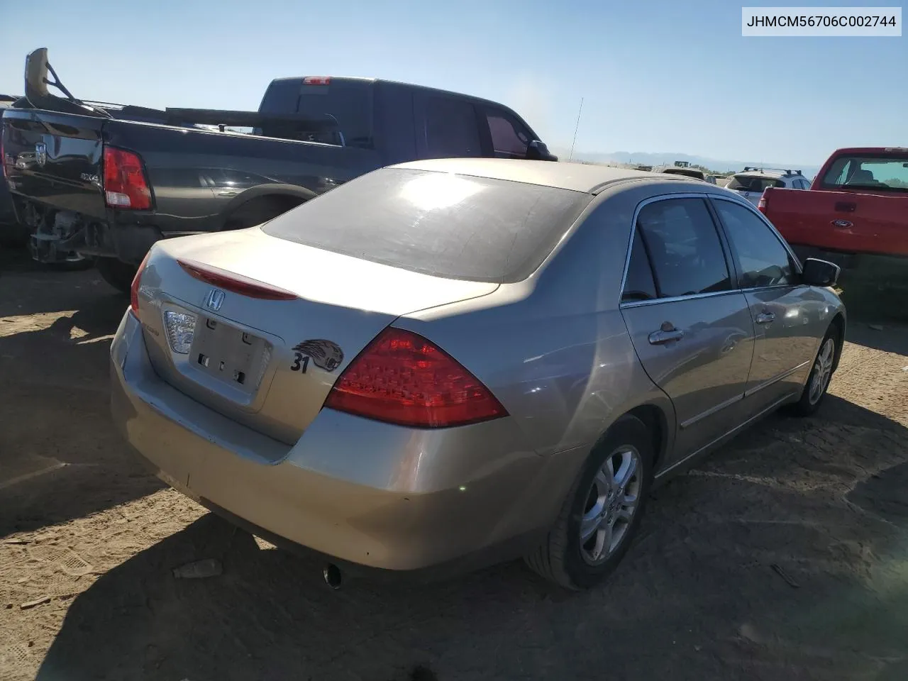 JHMCM56706C002744 2006 Honda Accord Ex