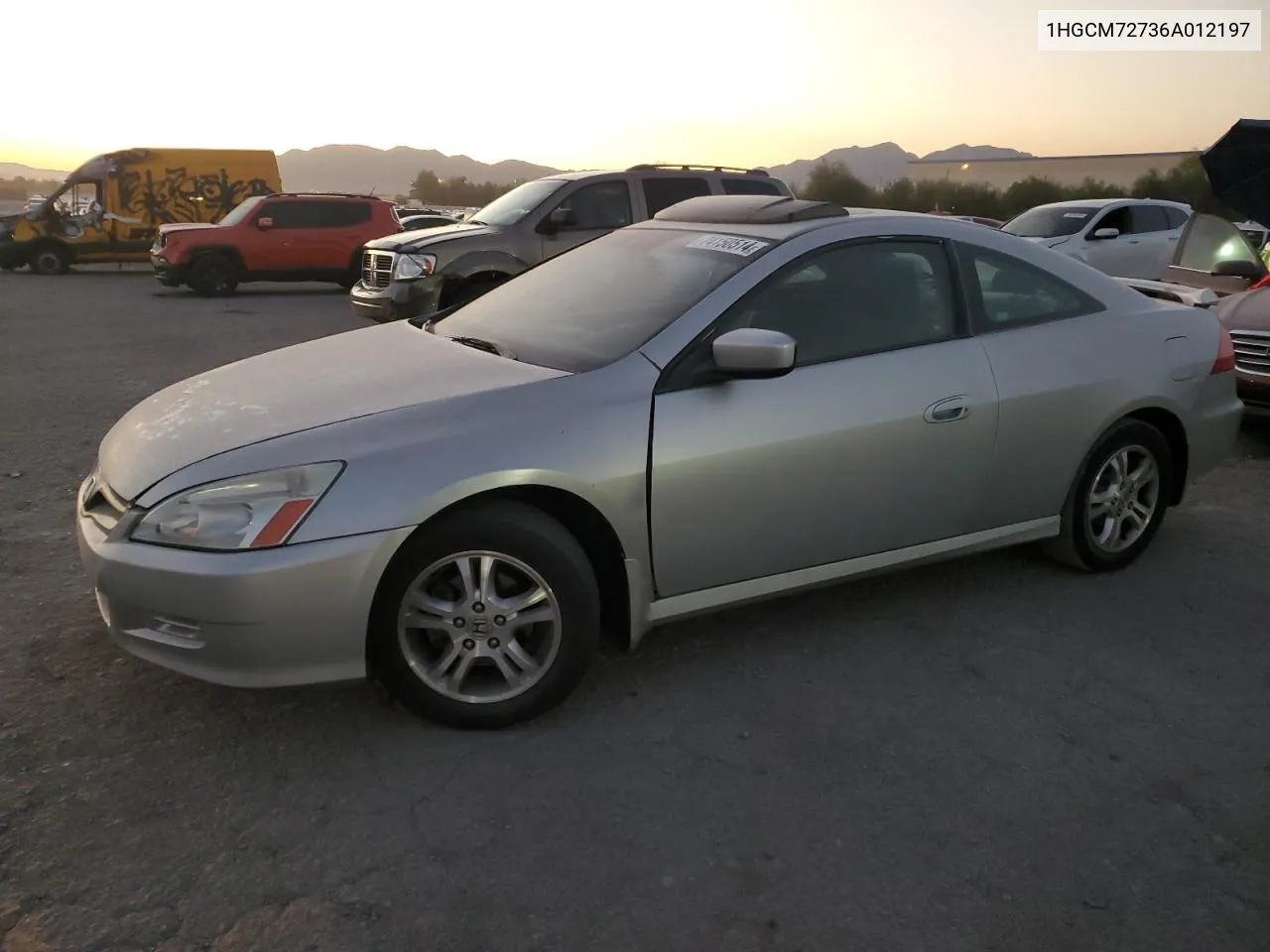 1HGCM72736A012197 2006 Honda Accord Ex